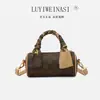 Bolsa Boston estampada da moda deste ano para mulheres, nova bolsa de mão 2026, bolsa de ombro e bolsa transversal de alta qualidade e versátil