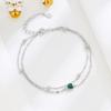 Pulsera Versátil Elegante de Plata Esterlina S925 Joyería de Nicho de Moda Estilo Simple Joyería de Mano para Mejor Amiga Accesorios de Moda Regalo