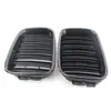 Adecuado para BMW Serie 3 E36 92-96 Rejilla Frontal Doble Línea Modificada Rejilla de Admisión de Aire del Parachoques Delantero Accesorios para el Frontal del Coche