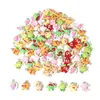 Accesorios de Resina de Dibujos Animados Colgante Divertido de Monstruo de Fruta DIY Pulsera Llavero Decoración de Bolso Accesorios W803