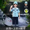 Novos Trajes de Performance de Dança Infantil para Meninos e Meninas, Grupos Étnicos Zhuang de Guangxi, Miao, Yi e Hani, Trajes de Performance Fruta Hongshan