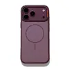 Capa Magnética para Celular com Toque de Pele Fosca para iPhone 18 Pro Max Apple 17 Color Block Cobertura Total Capa Protetora 16