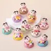 Boia de Natação de Verão Xiaoxin, Figura de Resina Popular, Acessório Criativo de Desenho Animado DIY, Boneca Brinquedo da Moda