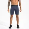 Shorts de Compressão Finos para Corrida Masculina Odm Customizados de Alta Elasticidade para Fitness Malha Esportiva de Secagem Rápida
