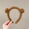 2026 Nova Faixa de Cabelo de Pelúcia para Lavar o Rosto Outono Inverno para Mulheres Faixa de Cabelo Estilo Ins Faixa Versátil para Controlar Fios Soltos Presilha de Cabelo Acessórios de Cabelo