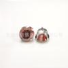 F136 titanio nuevo garra circonio redondo circonio hueso de la oreja accesorios para uñas insertado circón 5A clavo de labio G23 aleación de titanio producto de piercing aretes