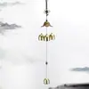 Estilo chinês retrô sinos de vento de liga pingente de sino de liga de cobre decoração de casa artesanato ornamentos presentes de aniversário