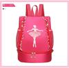 Mochila de baile de moda para niños, mochila de hombro, bolso de baile para niñas, bolso de gran capacidad estampado