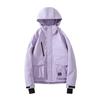 Renta de Centro de Esquí al por Mayor Chaqueta de Esquí Resistente al Agua con Cremallera y Velcro para Hombres y Mujeres con Tiras Reflectantes Chaqueta Abrigo de Talla Grande