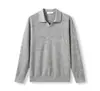 Suéter de Caxemira de Outono Masculino Italiano Old Money Cardigan Quente Gola Redonda Pulôver Casual Simples Versátil Malha