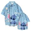 Camisa de manga corta con estampado de dibujos animados para mujer, talla europea, de Amazon, eBay y comercio exterior.