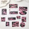 Paquete de Pegatinas Zao Mo Estilo INS Coreano Paleta de Colores Soñadora 30 Hojas Base para Diario Decorativa Pegatinas Variadas Dibujos