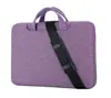 Maleta Atacado Moda Simples Cor Sólida Bolsa para Computador de Negócios Nylon Repelente à Água Bolsa de Mão para Laptop Antifurto
