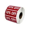 Shangyue Calcomanías Autoadhesivas de Descuento Supermercado Minorista Especial Papel Recubierto Papel Sintético Etiqueta de Precio Personalización