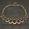 Joyería Vintage Transfronteriza Hd Industria Pesada Estilo Europeo y Americano Colección de Collares Exagerado Retro Personalidad Collar Tachonado de Diamantes