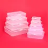 Caja Transparente Pequeña Rectangular Vacía Botón Auriculares Tornillos Tarjetas Caja de Plástico Universal pp Caja de Almacenamiento de Juguetes Culturales y Creativos