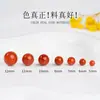Minerais Brutos Naturais Ágata Vermelha do Sul Contas Soltas Padrão Chama Vermelho Persimmon Acessórios para Pulseira DIY Atacado