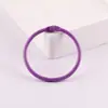 Anéis Abertos de Metal Coloridos Simples para Livros, Anéis para Cartões, Anéis para Folhas Soltas, Pingentes de Contas para DIY, Chaveiros e Peças de Acessórios