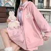 Sudadera gruesa con forro polar para mujer, estilo otoño e invierno, cárdigan retro americano hiphopins, chaqueta nicho de diseño único