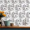 Pegatina de Pared Floral Romántica Autoadhesiva Papel Tapiz Resistente a la Humedad y al Moho Ecológico Lujo Ligero Decorativa para Pared de Dormitorio Armario Renovación