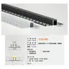 Canal de Luz Lineal LED Carcasa Luz Lineal para Gabinete Empotrado Canal de Luz Lineal Tira de Luz Decorativa de Aleación de Aluminio Fabricante de Canal de Aluminio