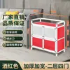 Armario libre de óxido, gabinete de cocina, aparador, gabinete fácil de armar, gabinete de almacenamiento para vivienda de alquiler, gabinete para vajilla, gabinete de almacenamiento