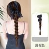 Peluca nueva de fábrica cola de caballo mujeres coreana lazo pinza de captura trenza espiga cabello largo cola de caballo alta en stock ventas directas