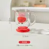Copa de Vidrio de Dibujos Animados para el Hogar, Vaso de Agua de Alto Valor para Mujeres, Nuevo Vaso para Jugos, Café, Té de Leche 2025