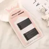 Ning Meng alta calidad tarjeta de papel de dibujos animados clip de pinza para el pelo negro clip de acero placa de barniz para hornear tarjeta para el pelo joyería tienda de 2 yuanes caliente