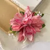 Nova Presilha de Cabelo Flor de Lírio Colorida Estilo Havaiano Adorno de Cabeça Orquídea Simulada Acessórios de Cabelo de Alto Valor Acessórios para Fotos