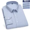 Camisa Social Masculina Manga Longa Primavera Nova Casual Formal Branca Cor Sólida Versátil Lapela Camisa Dropshipping