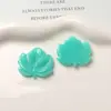 Acessórios de Patch de Resina Folha de Bordo Pequena Colorida Simples Coreana Acessórios para Brincos DIY Acessórios para Capa de Celular Feminina