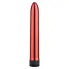 Vibrador Electroplateado de 7 pulgadas Varita de Masaje de 7 pulgadas Dispositivo de Inserción para Masturbación Femenina Productos para Adultos Silencioso