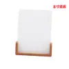 Nuevo producto marco de fotos acrílico de transferencia térmica marco de fotos acrílico de sublimación térmica base de madera en forma de U acrílico en blanco impresión DIY