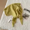 Bufanda Triángulo de Punto 100% Lana Australiana Pura Pañuelo para la Cabeza de Mujer Bufanda en Capas Casual Cálida Versátil Chal