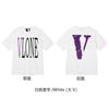 Nova camiseta VLONE JERRY Big V Smoke reflexiva solta de manga curta com flor de cerejeira para homens e mulheres, camiseta de casal de marca de rua, verão