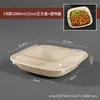 Cajas de embalaje desechables estilo CB, hechas de pulpa, de forma cuadrada, adecuadas para comidas para llevar, alimentos ligeros y ensaladas; biodegradable; venta al por mayor desde la fábrica