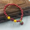 Pulseira de cinábrio boutique este ano de vida pulseira de anel único anel liso anel duplo corajoso joias para homens e mulheres presente fábrica atacado