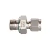 Marca Roke Best-Seller Transfronterizo Acero Inoxidable Ss316 Tubería Métrica 3-25mm Junta Tórica Rosca Externa Conector de Doble Virola
