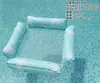 Nueva hamaca flotante de cuatro tubos con forma de caparazón de tortuga, hamaca flotante de hoja de dos tubos, cama flotante, en stock, venta al por mayor