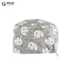Gorro Quirúrgico Estampado Femenino Algodón Puro Gorro de Enfermera Gorro Baotou Nacido de la Luna Doctor de Clínica Dental y Estomatológica Gorro de Trabajo Masculino