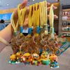 Chaveiro Pingente Original Série Ilha dos Golfinhos Fofos Pingente de Chaveiro Capivara Fofa para Mochila Escolar de Estudante
