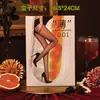 Caixa de Embalagem para Meias, Caixa de Papel para Meias Invisíveis, Caixa de Papel de Alta Transparência para Meias de Beleza, Caixa de Papel com Furo para Pendurar para Meias-Calças de Verão