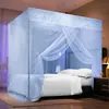 Mosquitero de una puerta para uso doméstico en dormitorio, estilo tradicional, marco de 1.5m, cama matrimonial de 1.8m, estilo palacio, cama de dormitorio de 1.12m