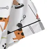 Cardigan Transfronterizo Europeo y Americano de Seda de Leche con Estampado de Colores Claros para Mujer, Conjunto Casual Transpirable de Manga Corta y Shorts para el Hogar