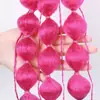 Peruca Colorida Colorida Colorida Lantern Lantern Ponytail Trançada à Mão Dreadlock Trança Longa Trança Lanterna para Mulheres Estilo Hip-Hop
