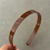 Diadema de Plástico Colorida con Textura de Gel Semitransparente Estilo Normcore Moda Versátil Color Sólido Para Lavado Facial Presionador de Cabello Nuevo Estilo