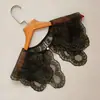 Gola Falsa de Renda Versátil Novo Estilo Xale Feminino Acabamento em Renda Decoração de Temperamento Rejuvenescedora Gola Lisa Lenço Pequeno Gola Falsa