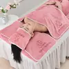 Juego Especial de Toallas para Salón de Belleza, Toalla de Baño, Toalla de Cama, Juego de Cinco Piezas, Manejo de la Piel, Terapia Capilar, Toalla de Fisioterapia, Logotipo Impreso