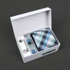 Nueva Caja de Regalo para Corbata de Hombre Transfronteriza con Bordado Jacquard, Stock Listo de Fábrica al por Mayor, Personalización de Logo, Empaque de Caja de Regalo de Alta Gama